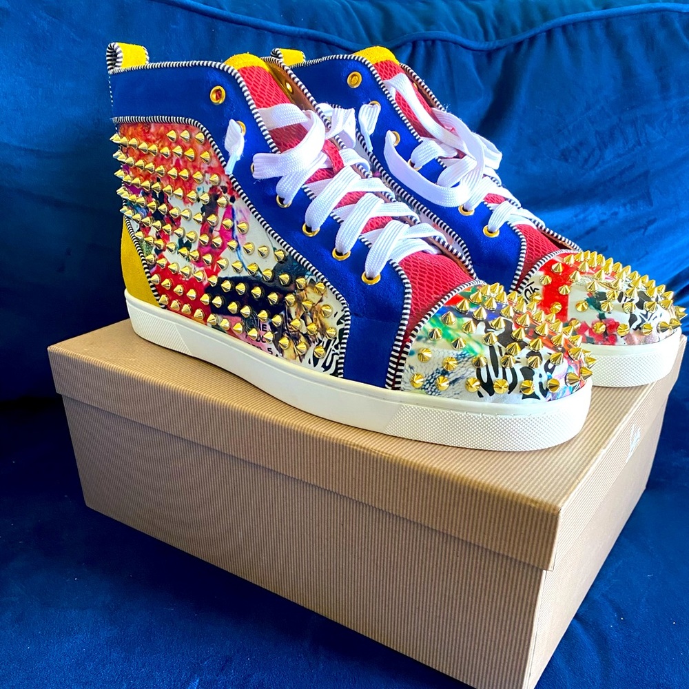 Christian Louboutin Men’s Hightop Sneakers